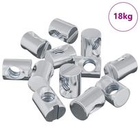 Baldų cilindrinė veržlė 3462 pcs Cinkuota M6 x 13 mm Geležis