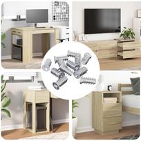 Varžtas 10909 pcs Sidabro M6 x 12 mm Geležis