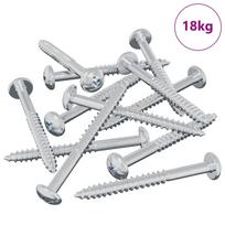 Medinis varžtas 3273 pcs Sidabro 9,8 x 53 mm Plienas