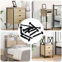 Lizdas su dangteliu varžtas 5143 pcs Juoda Geležis