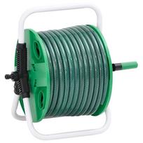 Žarnos ritė su tvirtinimo detalėmis, žalia, 0,75, 20m, PVC