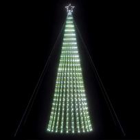 LED Kalėdų eglutė 1028 LEDs Šalta Balta 403 cm