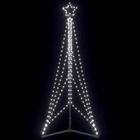 LED Kalėdų eglutė 483 LED Šalta Balta 240 cm