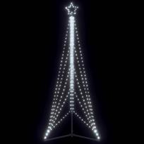 LED Kalėdų eglutė 525 LED Šalta Balta 302 cm