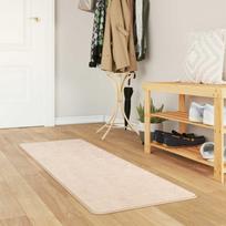 Kilimas Spauda Kreminė 200 x 50 cm Poliesteris ir PVC