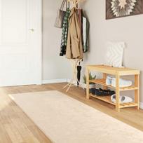 Kilimas Spauda Kreminė 300 x 80 cm Poliesteris ir PVC