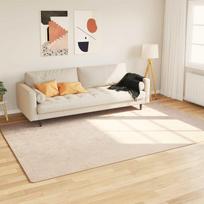 Kilimas Spauda Kreminė 300 x 190 cm Poliesteris ir PVC
