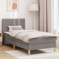 Lovos rėmas Taupe 90 x 200 cm Poliesteris