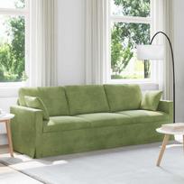 Sofa Šviesiai žalia 228 x 78 x 80 cm Aksomas