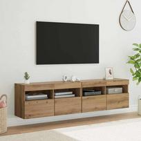 TV sieniniai spintelės 2 pcs Amatininkų ąžuolas 80 x 30 x 40 cm