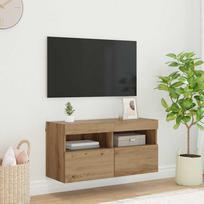 TV sieninė spintelė Amatininkų ąžuolas 80 x 30 x 40 cm