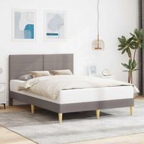 Lovos rėmas su galvūgalio Taupe 140 x 190 cm audinys