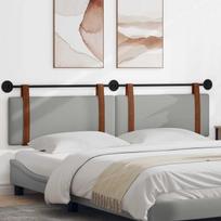 Kabantysis galvūgalis Debesų pilka 210 x 55 x 5 cm Antikinis PU