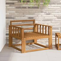 Lauko Vidurinis Sofa Kietos akacijos mediena Natūrali