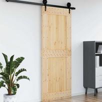 Duris NARVIK Natūrali 90 x 210 cm Kietos pušies medžio durys