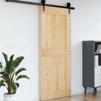 Duris NARVIK Natūrali 95 x 210 cm Kietos pušies medžio durys