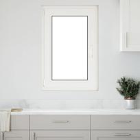 Požeminio lango RISOR Baltas 60 x 100 cm PVC ir stiklas