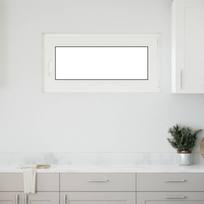 Požeminio lango RISOR Antracitas 100 x 50 cm PVC ir stiklas