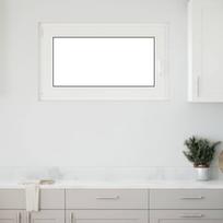 Požeminio lango RISOR Antracitas 100 x 70 cm PVC ir stiklas
