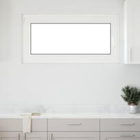 Požeminio lango RISOR Antracitas 120 x 60 cm PVC ir stiklas