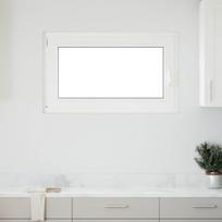 Požeminio lango RISOR Antracitas 100 x 50 cm PVC ir stiklas