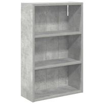 Vonios sieninė spintelė Betono Pilka 40 x 16 x 62,5 cm