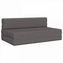 Sulankstomas Sofas-Lova Šviesiai pilka 203 x 152 x 15 cm
