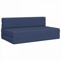 Sulankstomas Sofas-Lova Mėlyna 203 x 152 x 15 cm audinys