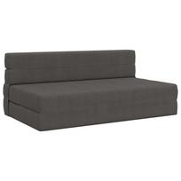 Sulankstomas Sofas-Lova Tamsiai pilka 203 x 152 x 15 cm