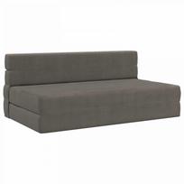 Sulankstomas Sofas-Lova Šviesiai pilka 203 x 152 x 15 cm