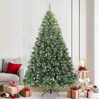Dirbtinė Kalėdų eglutė su 300 LED Žalia 210 cm PE ir PVC