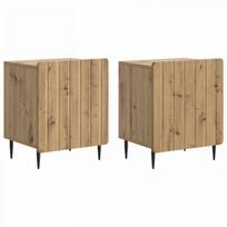 Šalia lovos spintelė 2 pcs Artisano ąžuolo 43 x 34,5 x 52 cm