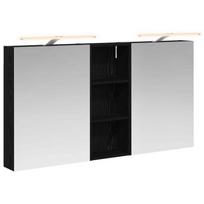 Vonios spintos komplektas su lentyna 3 pcs 130 x 14,5 x 70 cm