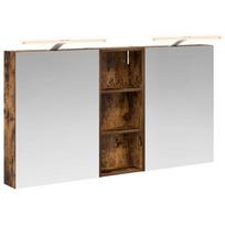 Vonios spintos komplektas su lentyna 3 pcs 130 x 14,5 x 70 cm