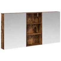 Vonios spintos komplektas su lentyna 3 pcs 140 x 14,5 x 70 cm