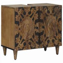Vonios kriauklės spinta Ruda 62 x 33 x 58 cm Kietas mango medis