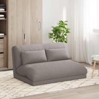 Grindų kėdė Taupe 110 x 82 x 55 cm audinys