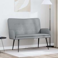 Dvitaškė sofa Šviesiai pilka 115 x 61 x 87 cm audinys