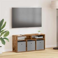 Žemas stalas su stalčių Senas medis 87 x 27,5 x 43 cm