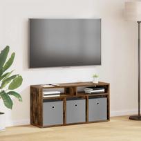 Žemas stalas su stalčių Rūkyta ąžuolas 87 x 27,5 x 43 cm