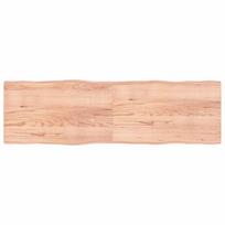 Stalviršis, šviesiai rudas, 200x60x(2-4) cm, medienos masyvas