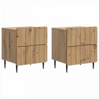 Šalia lovos spintelė 2 pcs Artisano ąžuolo 43 x 34,5 x 49,5 cm
