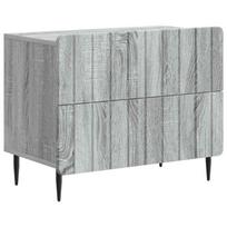 Šalia lovos spintelė Pilka sonoma ąžuolo 62 x 34,5 x 49,5 cm