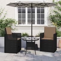 Sėdynės ir nugaros pagalvėlės 2 pcs Taupe 47 x 45 x 2 cm