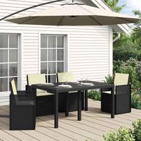 Sėdynės ir nugaros pagalvėlės 4 pcs Kreminė 47 x 45 x 2 cm