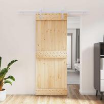Slankios durys Natūrali ir Balta 80 x 210 cm