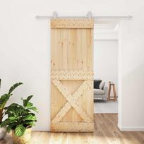 Slankios durys Natūrali ir Balta 80 x 210 cm