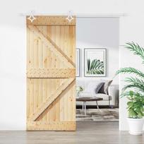 Slankios durys Natūrali ir Balta 90 x 210 cm