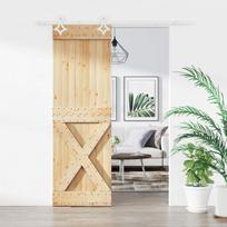 Slankios durys Natūrali ir Balta 70 x 210 cm