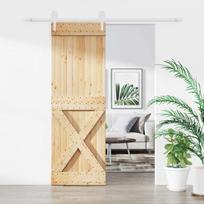 Slankios durys Natūrali ir Balta 70 x 210 cm